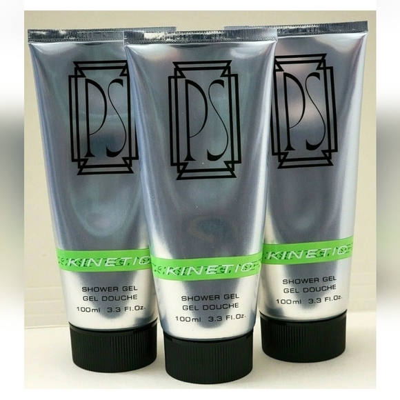 3 pk PS KINETIC SHOWER GEL 3.3 oz for MEN by PAUL SEBASTIAN Shower Gel - Picture 2 of 4